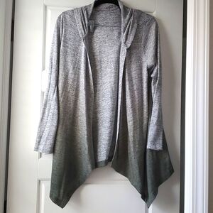 Style&co. Sport Hooded Asymmetrical Cardigan (M)